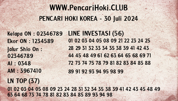 Prediksi Korea